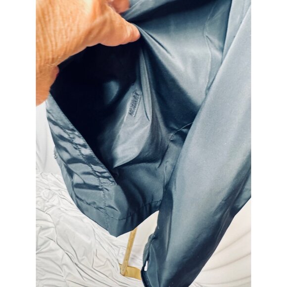 Michael Kors Mens Black Blue Windbreaker Jacket Large - Picture 2 of 10